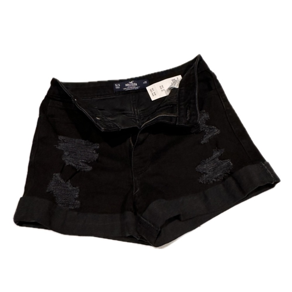 Holster Ultra High-Rise Mom Shorts - 3” Cuffed Hem Slightly distressed